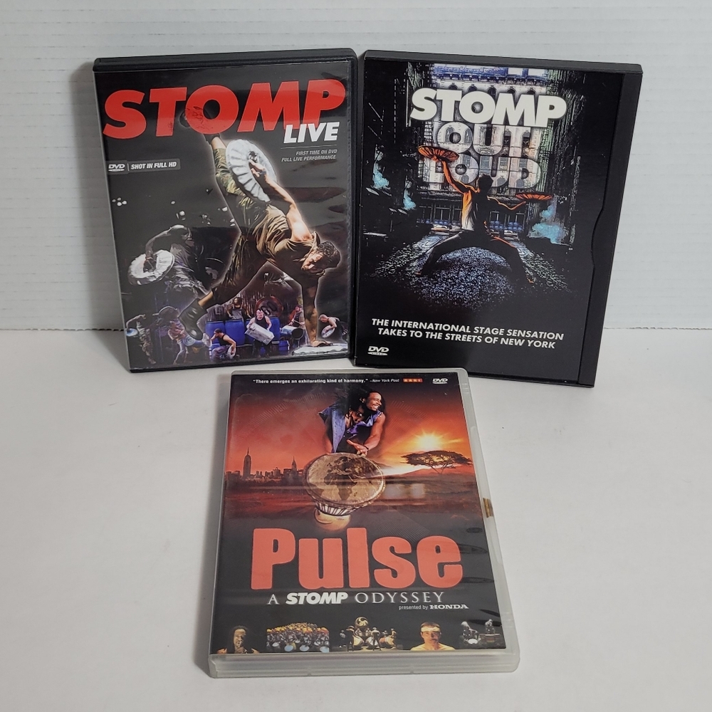 Stomp DVDs Lot of Three